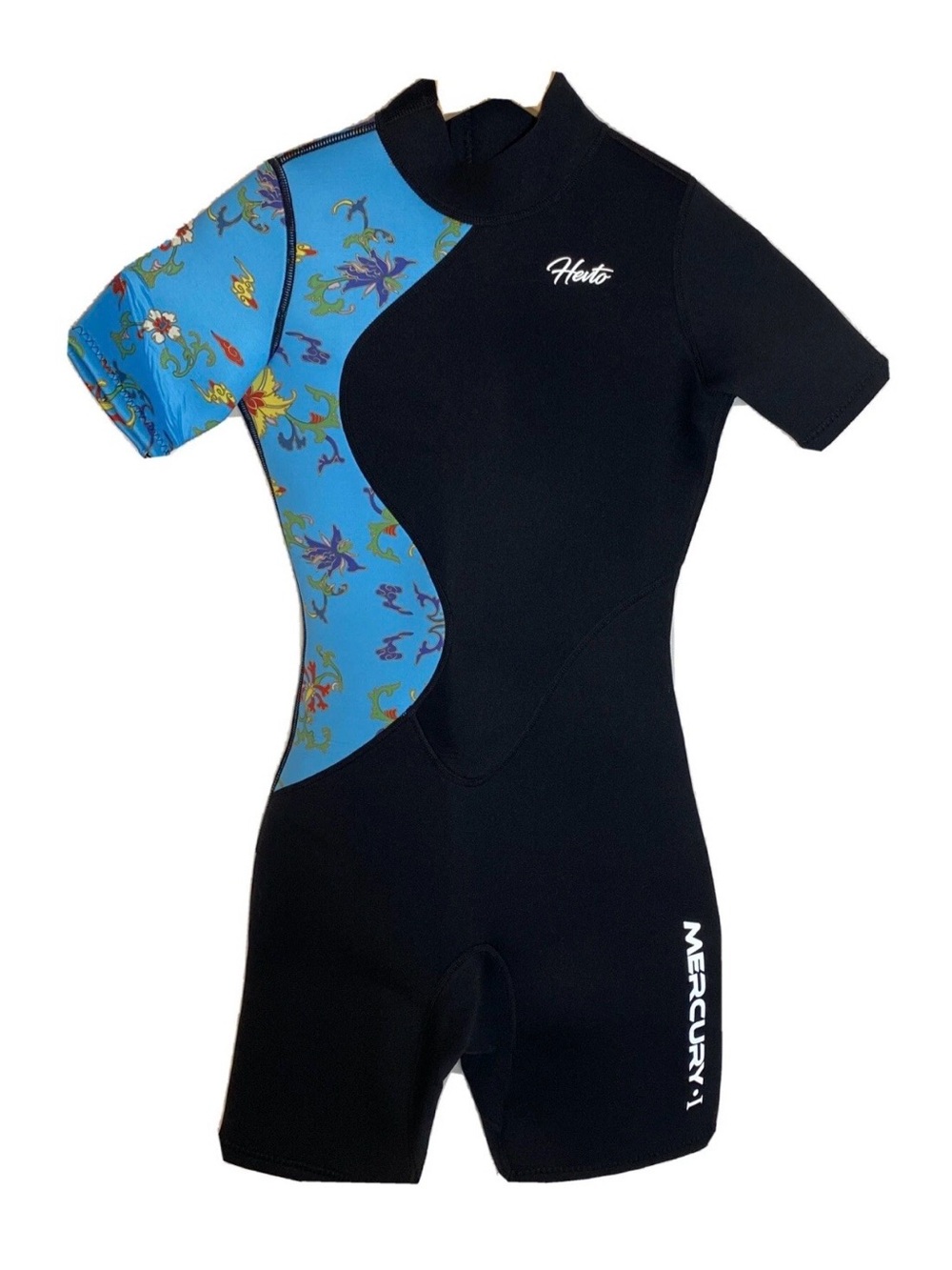 Hevto Mercury 1 Wetsuit Womens XS Neoprene Black Blue NWT